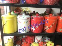 Vại muối dưa cà gốm sứ Bát Tràng