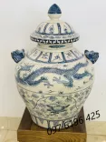Chóe sứ men rạn vẽ rồng