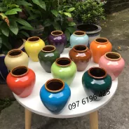 Lu sứ uống bia, uống sinh tố gốm sứ Bát Tràng