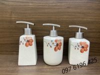 Bình xịt bằng sứ  hoa sen vòi innox