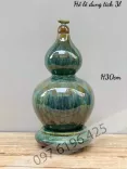 Hồ lô men hỏa biến xanh  dung tích 3 lít