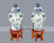 Chóe sứ men rạn vẽ sen 30 lít