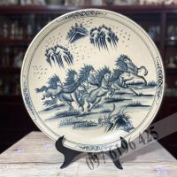 Tranh đĩa men rạn mã đáo thành công