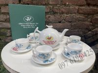 Ấm chén in logo than Hòn Gai