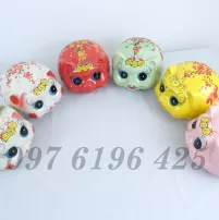 Heo sứ Bát Tràng thân bóng