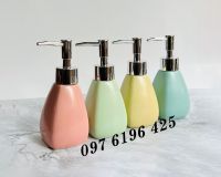 Bình đựng dầu gội sữa tắm men mát thang bầu