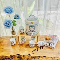 Bình đựng nước bằng sứ có vòi hình đoremon