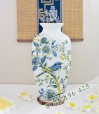 Lọ hoa quà tặng Bát Tràng sắc xuân
