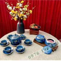 Bộ trà men hỏa biến in logo Vietcombank