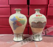 Lọ mai bình men rạn in logo