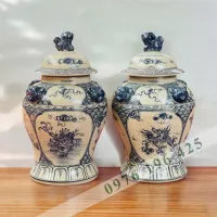 Chóe men rạn vẽ tứ linh 25L