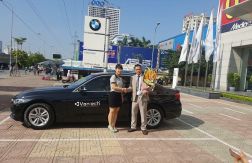 Hoàng Nguyễn nhận thưởng quà tặng xe BMW từ Vantech