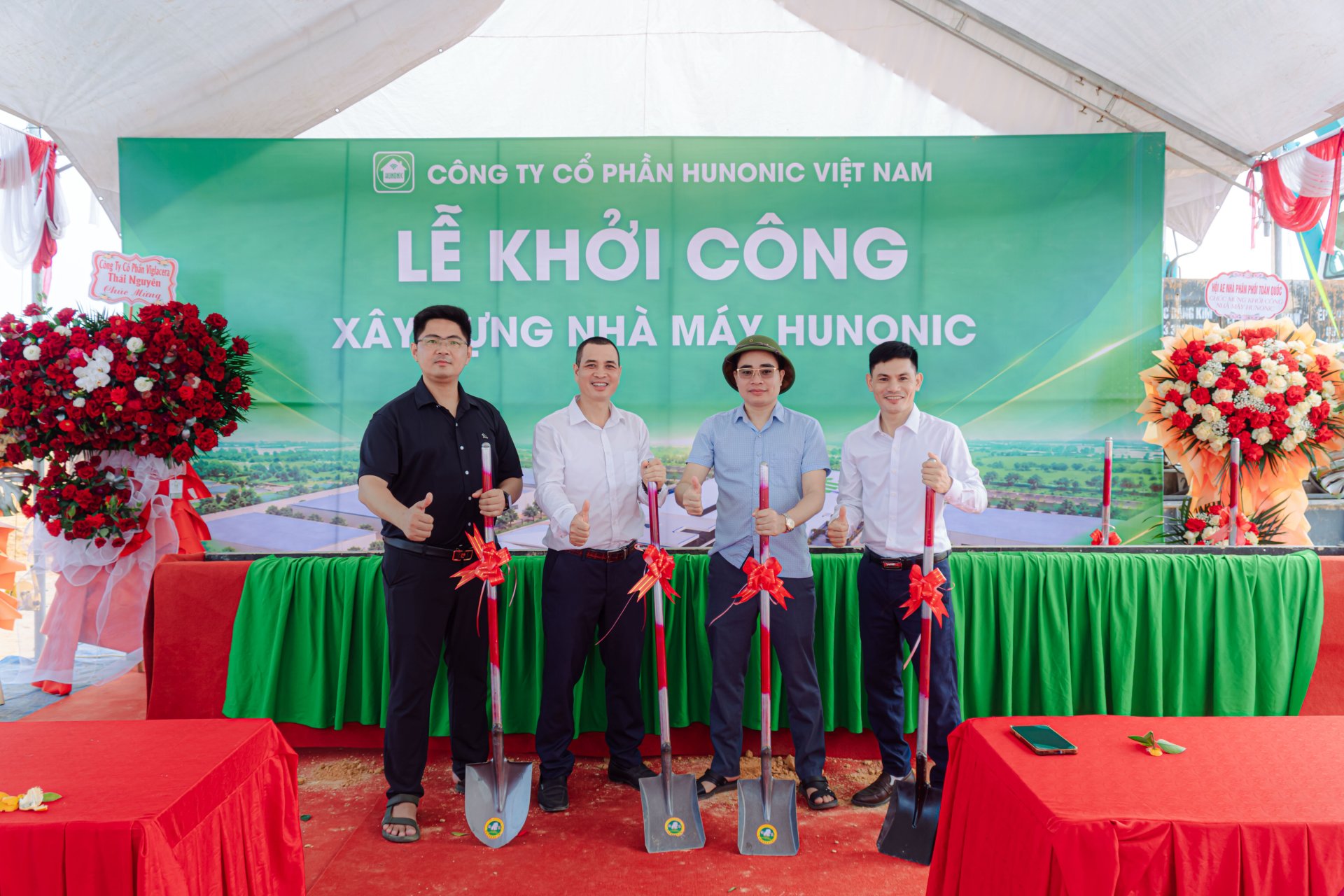 HOÀNG NGUYỄN THAM DỰ LỄ KHỞI CÔNG NHÀ MÁY HUNONIC VIỆT NAM – DẤU MỐC PHÁT TRIỂN CÔNG NGHỆ NHÀ THÔNG MINH VIỆT - ảnh 2