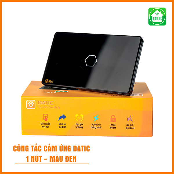 Công Tắc Thông minh Cảm Ứng Datic 1 Nút - Chính hãng bảo hành 12 tháng