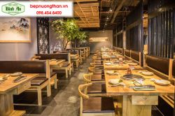 Bếp Nướng Than Âm Bàn Hút Khói Dưới