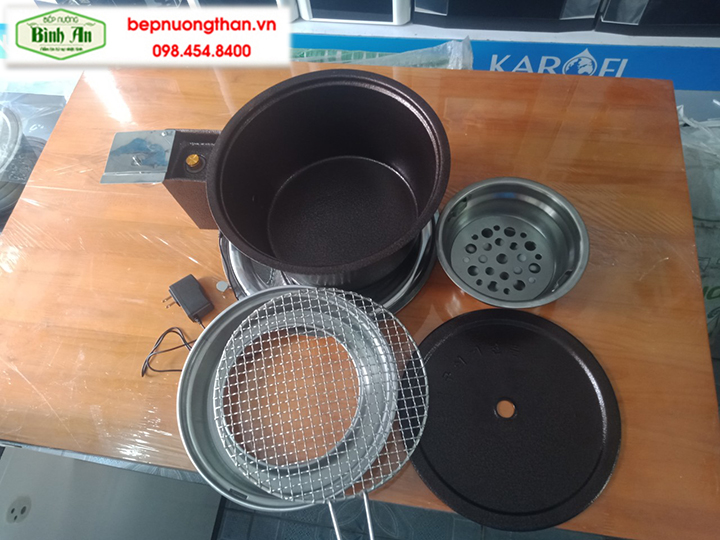 Bếp Lẩu Nướng Than Hoa BA-01