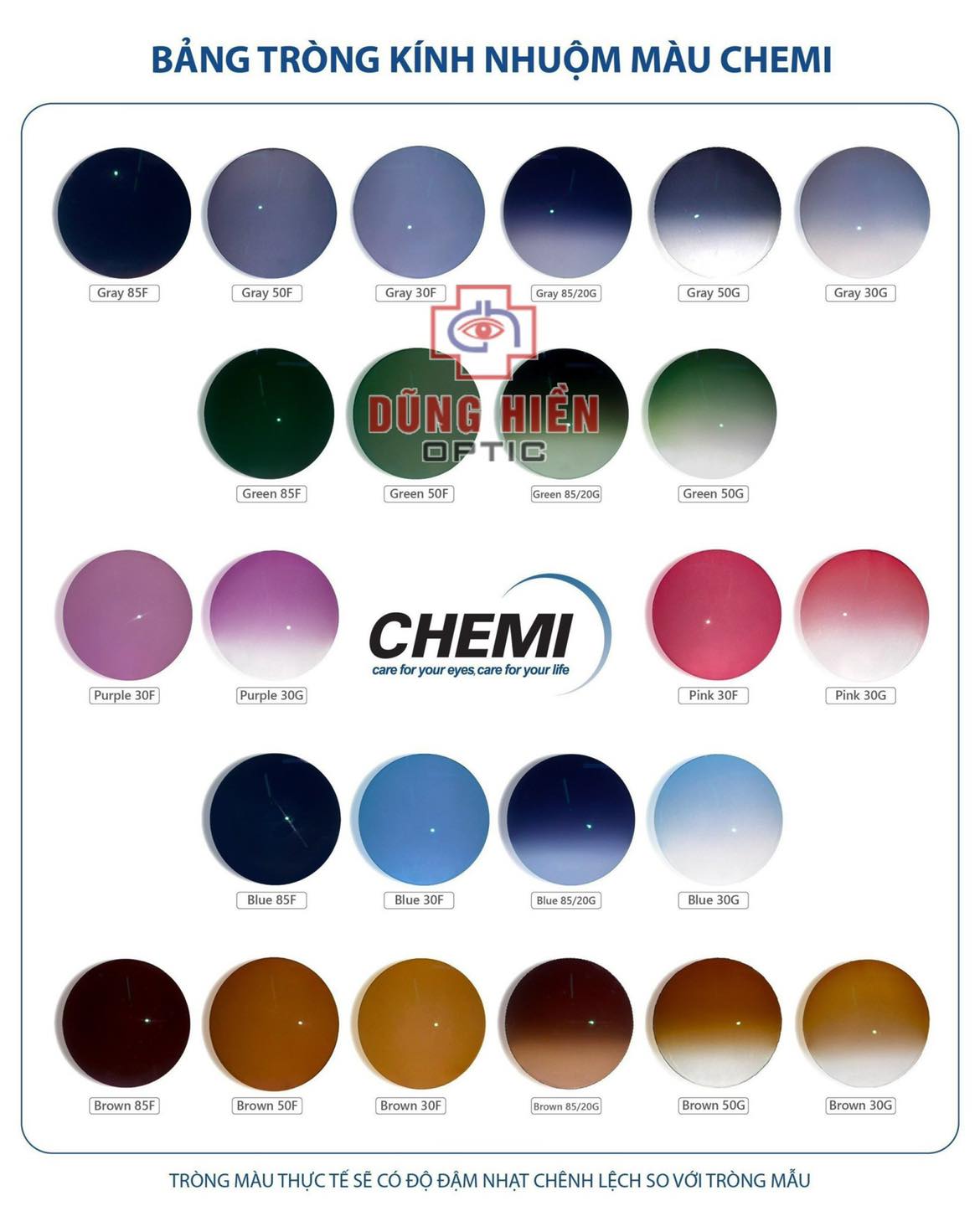 Tròng kính Chemi