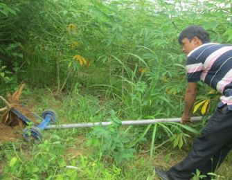 Creation of cassava spit machine