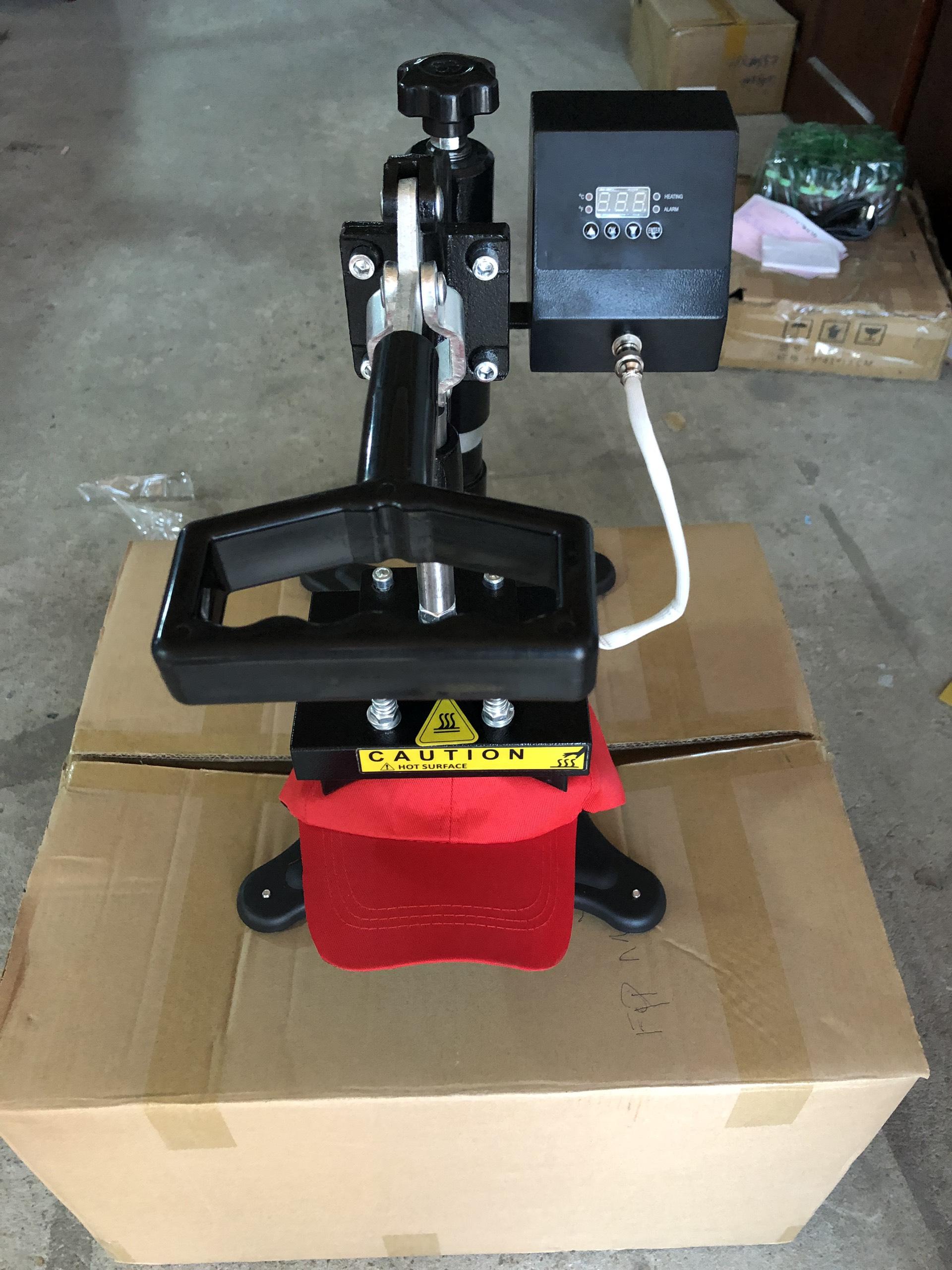 Máy ép hình lên mũ nón kiểu A