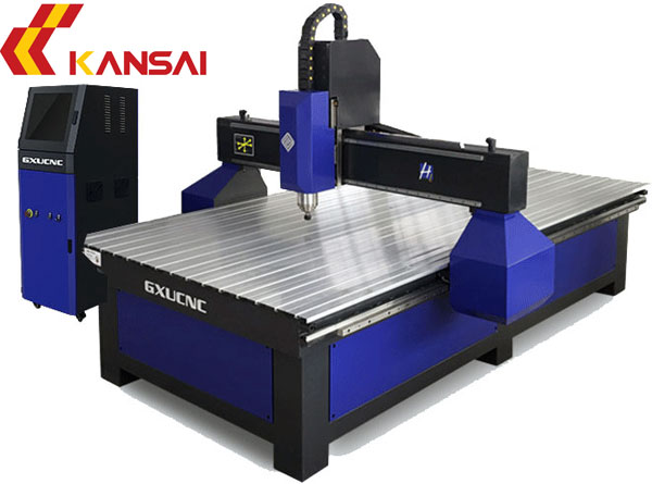 Máy cắt khắc CNC GXU H1- 2500 5.5KW Không tủ, có hút chân không, có bơm