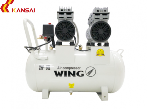 Máy nén khí không dầu Wing TW-OF750X2-50L