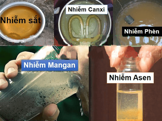 dấu hiệu nhận biết nước bị ô nhiễm