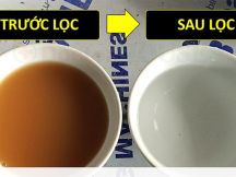 Xử lý nước sinh hoạt từ giếng khoan