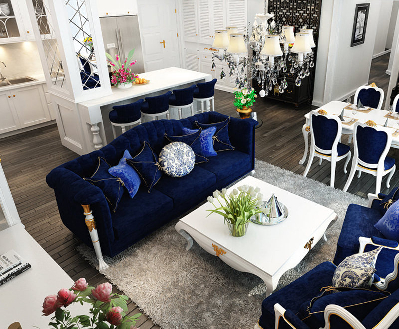 Sofa nỉ cao cấp MS02