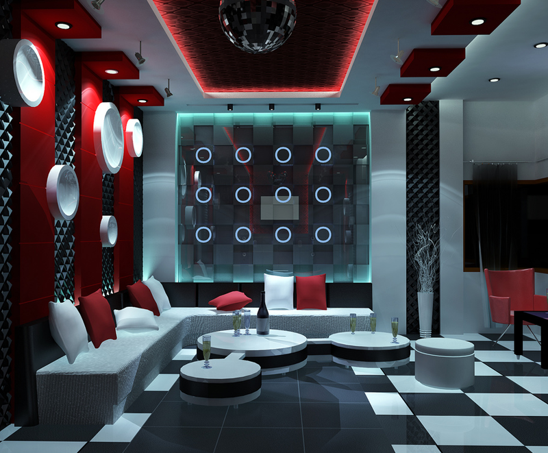 Thiết kế nội thất karaoke , bar ,cafe