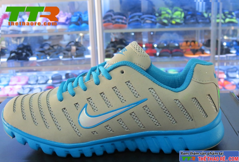 Giày Nike Nhẹ Nữ Xám Xanh GNN002