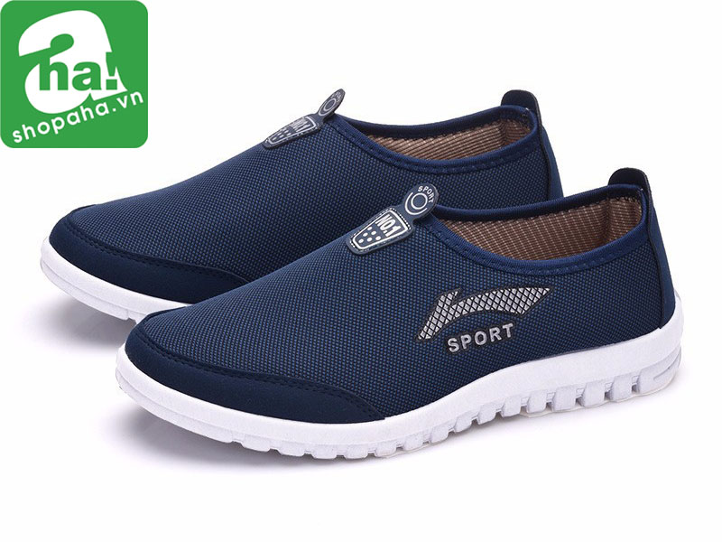 Giày Xỏ Nam Màu Navy ADF02