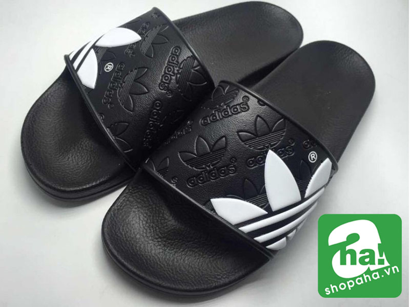 Dép Adidas Màu Đen Trắng CBC03