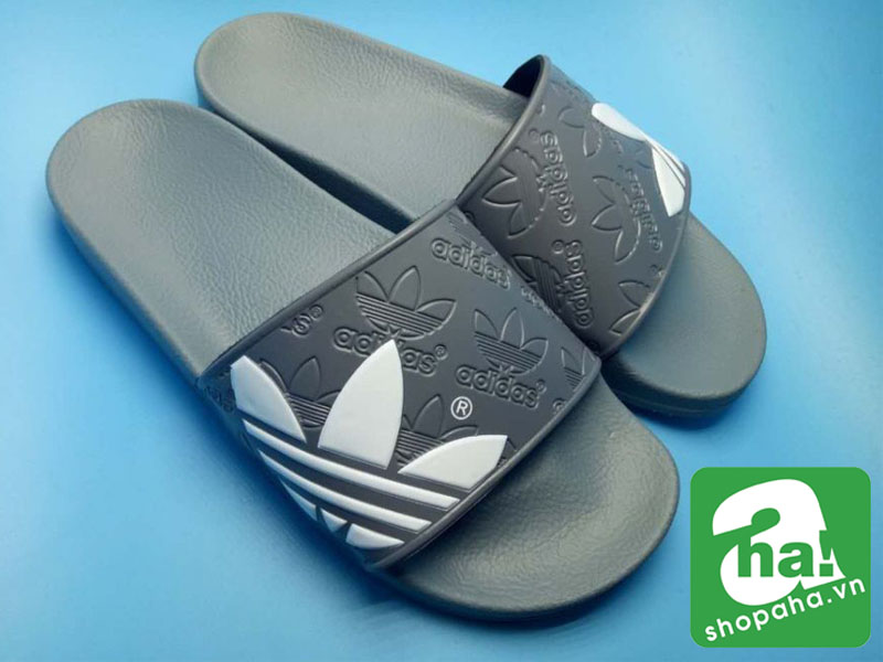 Dép Adidas Màu Xám Trắng CBC05