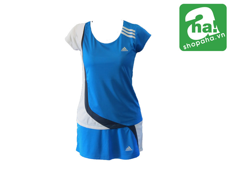 Váy Tennis Nữ Màu Xanh Trắng Adidas VNM06