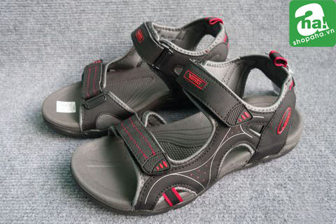 Sandal Vento Đen Đỏ SV19