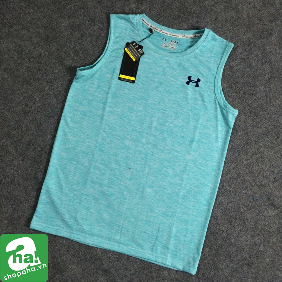 ÁO UNDERARMOUR XANH NHẠT KHÔNG TAY