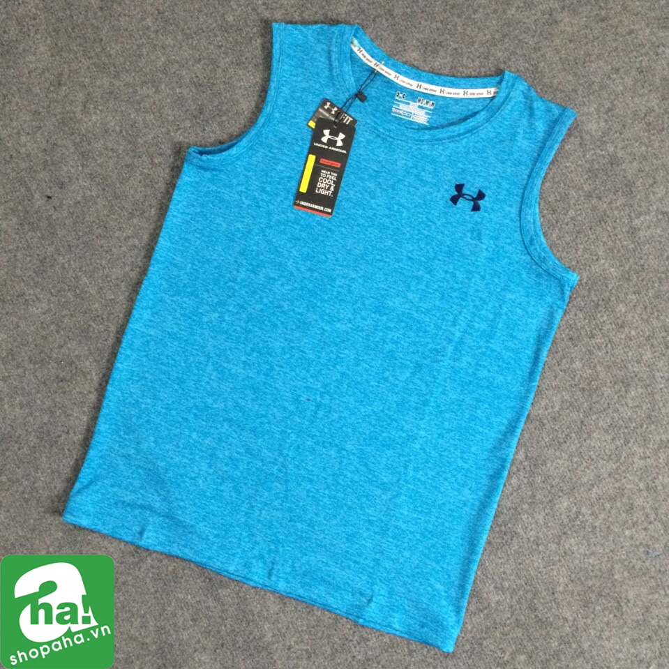 ÁO UNDERARMOUR XANH DƯƠNG KHÔNG TAY