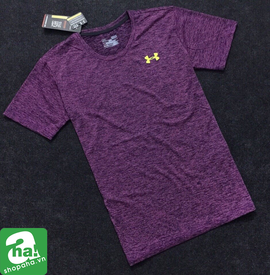 ÁO UNDERARMOUR CÓ TAY TÍM