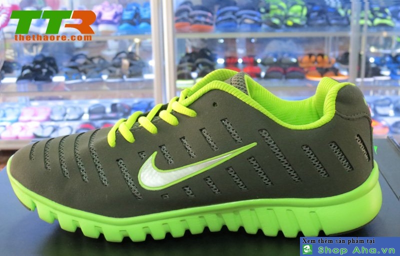 Giày Nike Nữ Nhẹ Xám Xanh