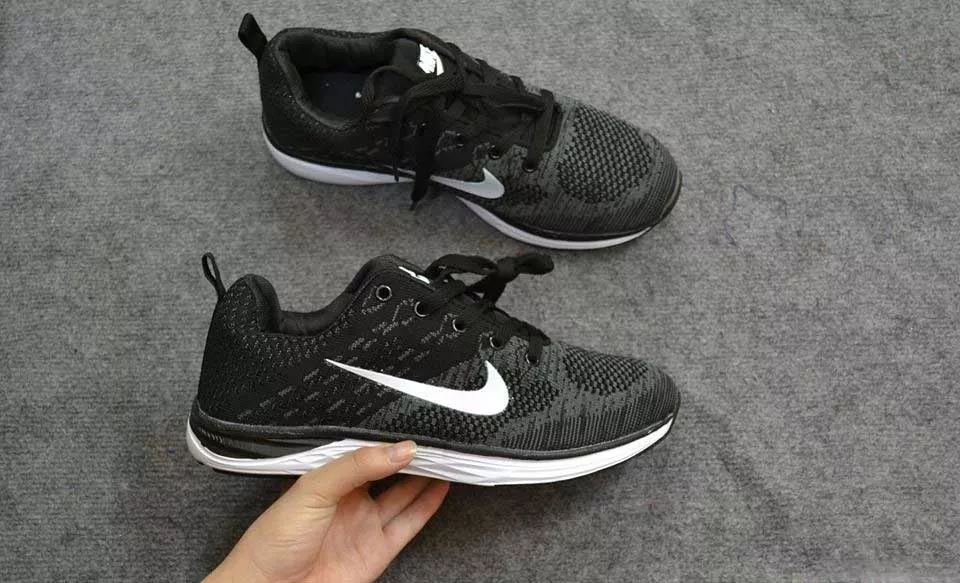GIÀY THỂ THAO NIKE ĐEN SỌC XÁM GNO120