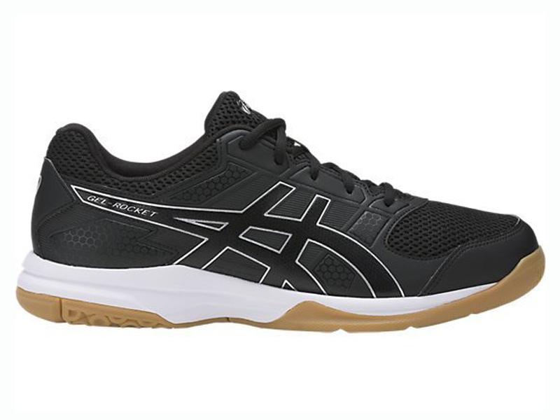 Giày Cầu Lông Bóng Chuyền Asics BLACK AH003