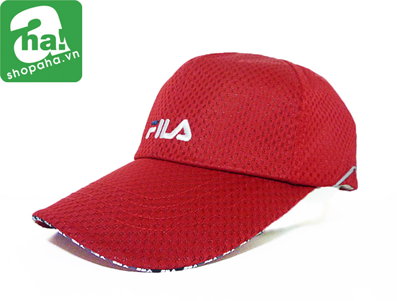 Nón tennis màu đỏ tươi Fila NTT01