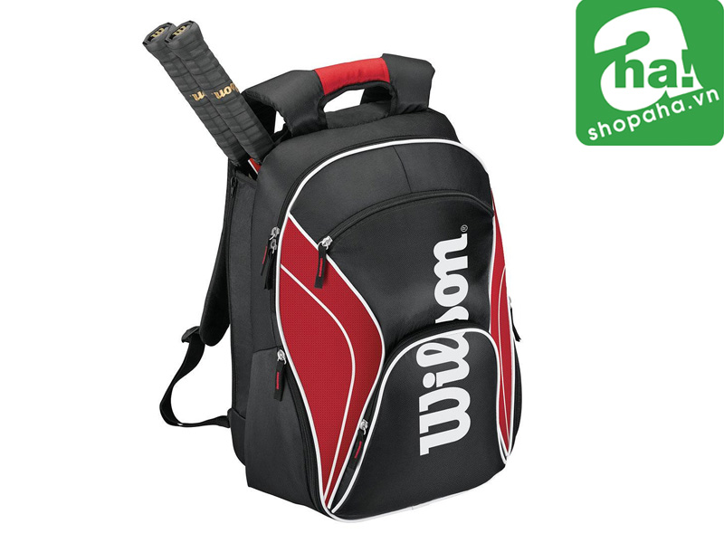 balo tennis màu đen đỏ Wilson bl21