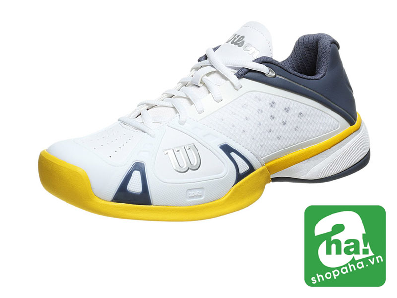 Giày tennis trắng vàng Wilson gtt33