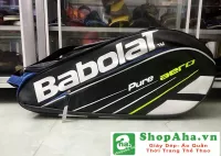 Bao Vợt Tennis Babolat Đen Viền Trắng