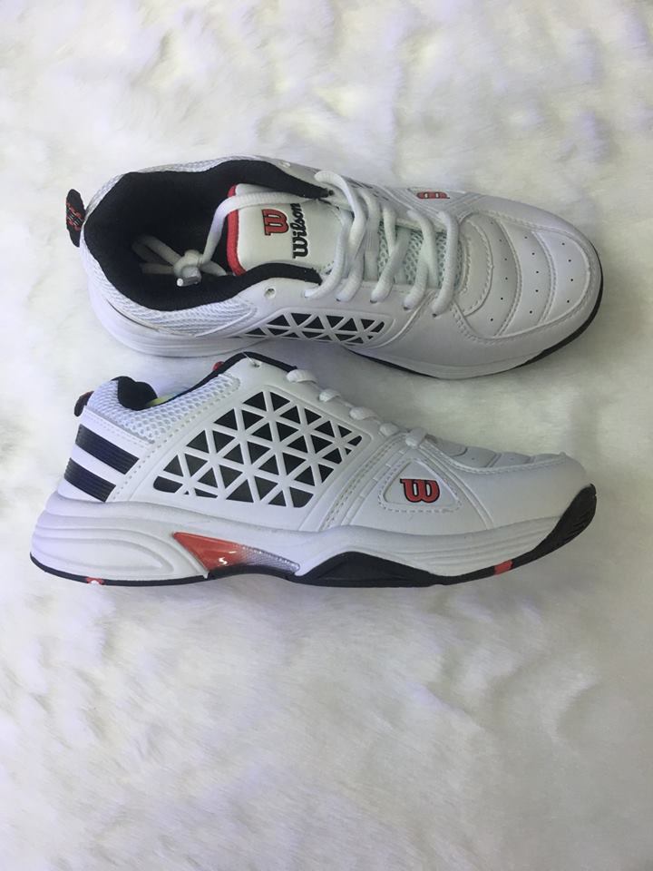 Giày Tennis Wilson Trắng Caro Cá Tính