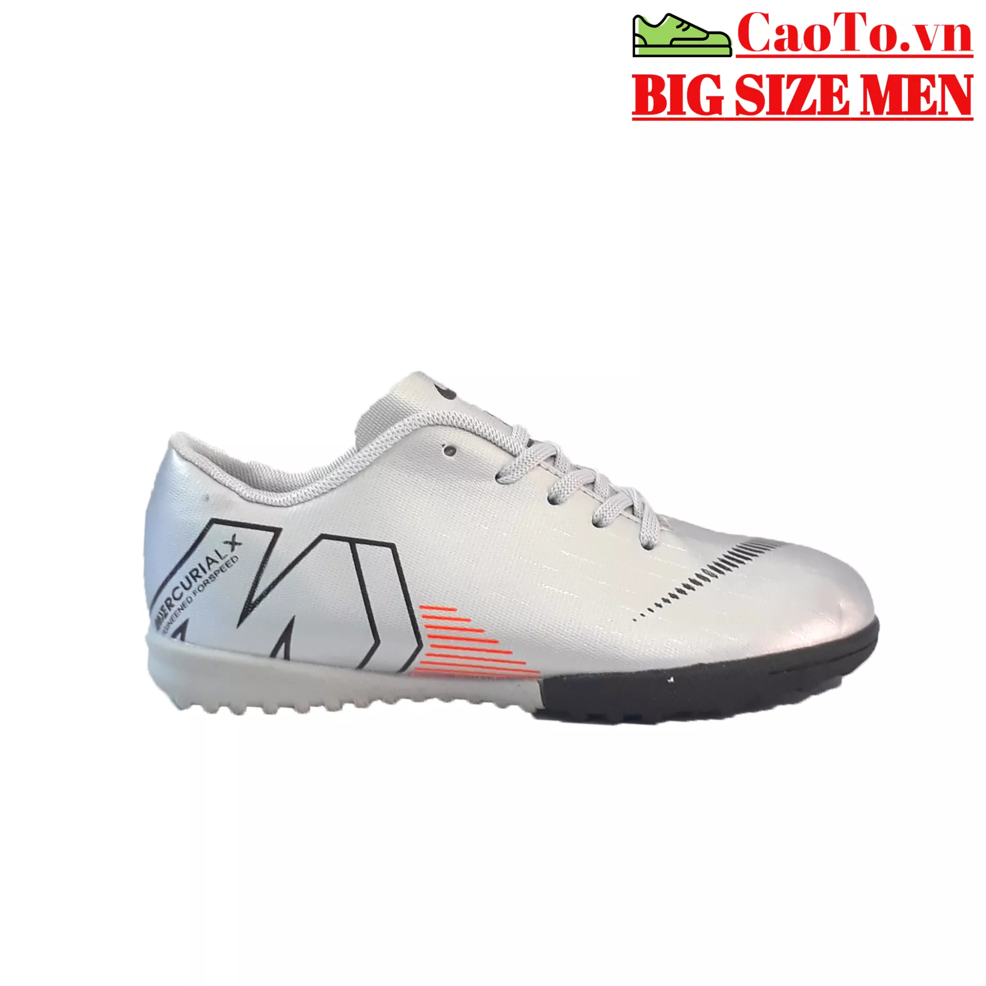 GIÀY ĐÁ BANH BIG SIZE NAM MÀU BẠC