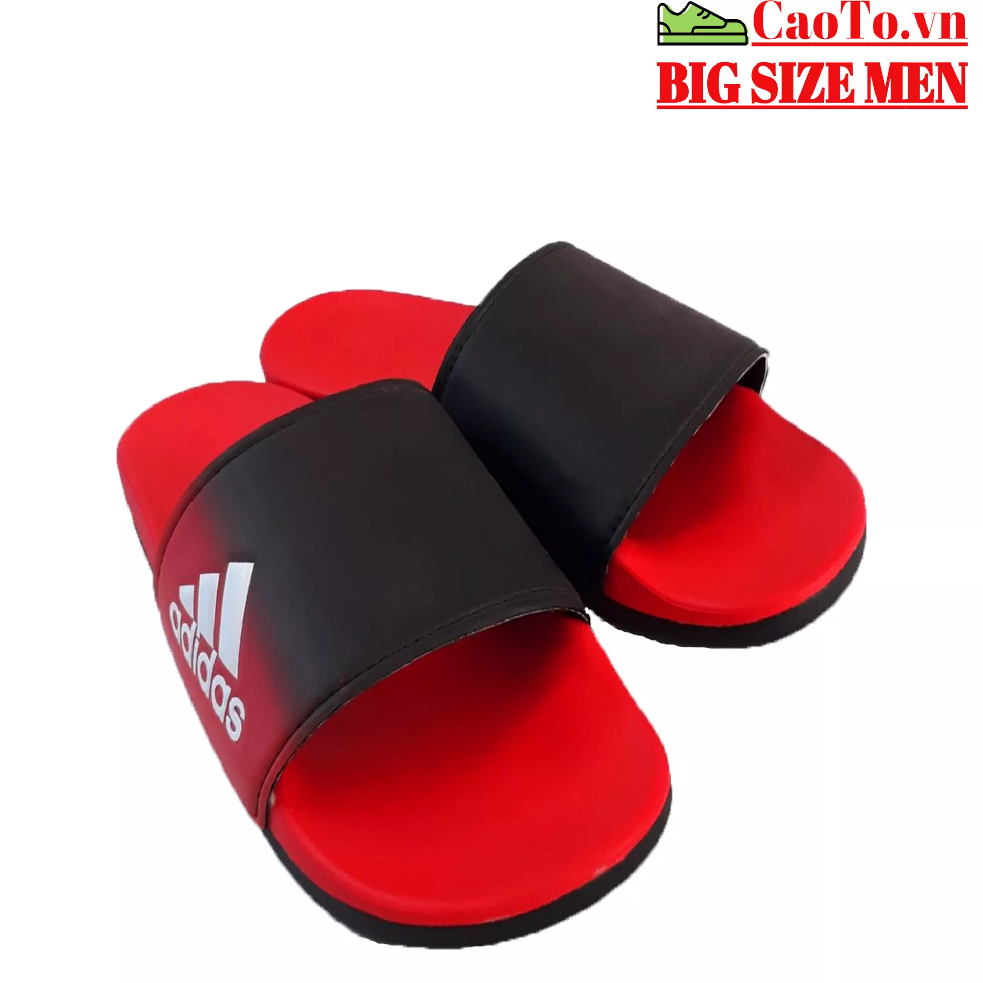 DÉP QUAI NGANG ĐẾ MỀM ĐEN ĐỎ BIG SIZE