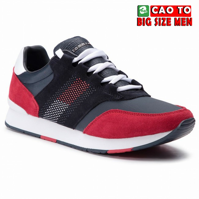 Giày Sneakers Thể Thao Tommy Hilfiger Red Chính Hãng Italy Big Size