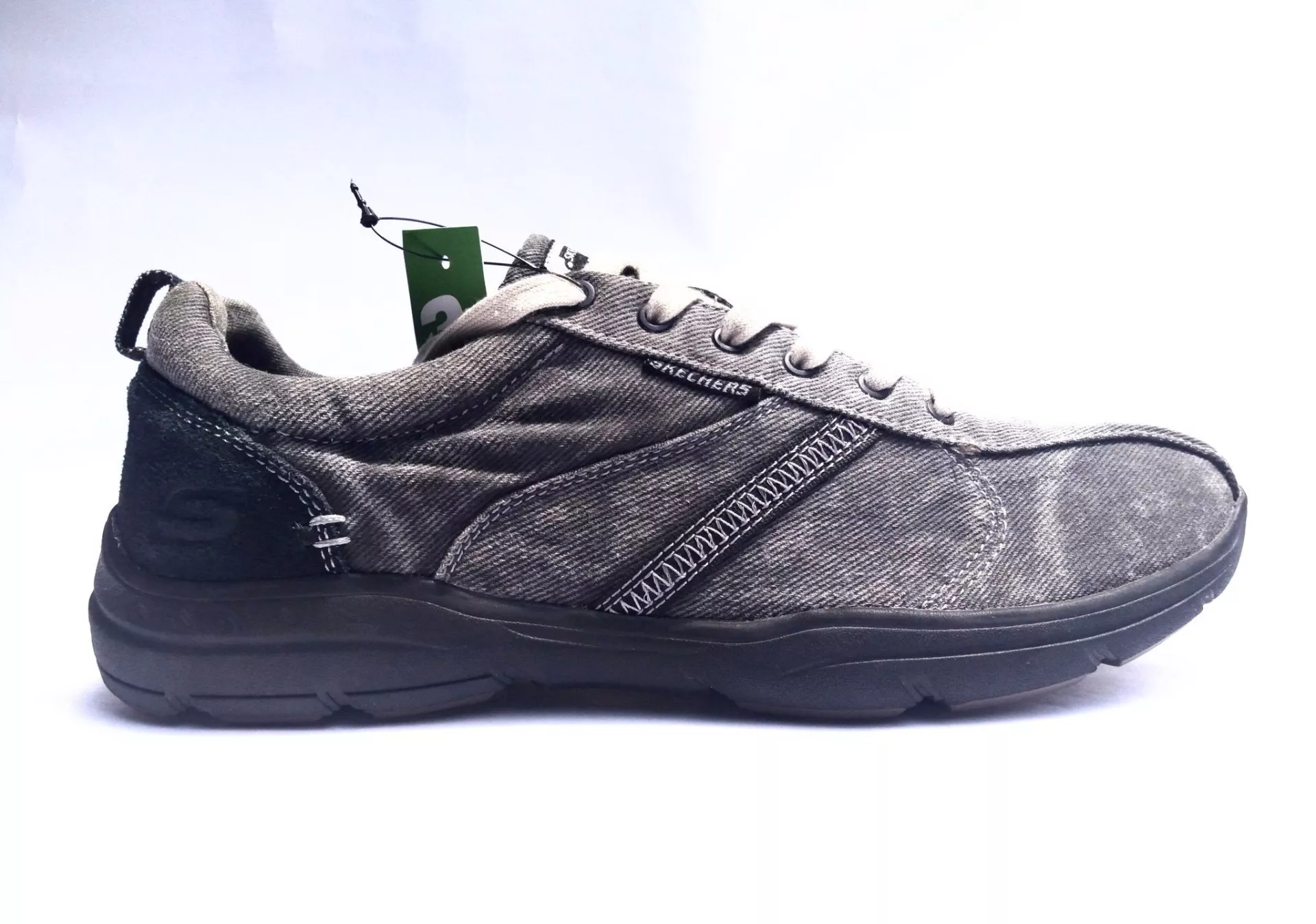 Giày Sneaker Skecher Big Size Xám Vải